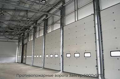 Противопожарные ворота Зайгер 6000х5375
