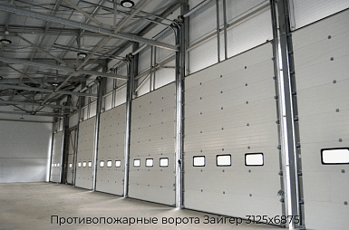 Противопожарные ворота Зайгер 3125х6875