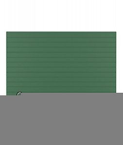 Секционные ворота DoorHan стальные 4700х2700 цвета RAL 6005 (зелёный) с дизайном «доска» без автоматики preview 1