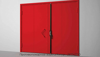 Противопожарные ворота Ритерн 2875х1750