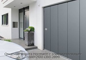 Откатные ворота Hormann с электроприводом 2000×2100 СВВ-2899 preview 1