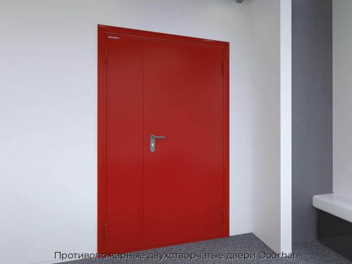 Противопожарные двухстворчатые двери Doorhan 1