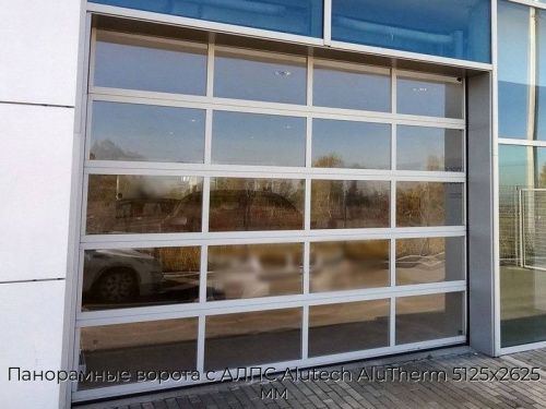 Панорамные ворота с АЛПС Alutech AluTherm 5125х2625 мм 1