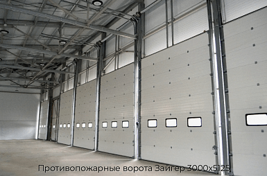 Противопожарные ворота Зайгер 3000х5125