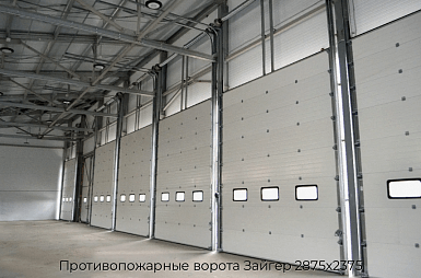 Противопожарные ворота Зайгер 2875х2375